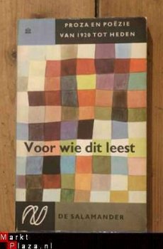 Adriaan Morriën - Voor wie dit leest - 1