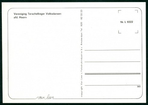 KLEDERDRACHT Vereniging Terschellinger Volksdansen afdeling Hoorn - 2