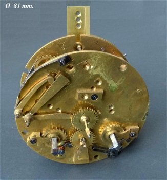 Pendule uurwerk voor onderdelen = Japy- 35743 - 0