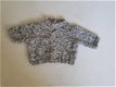 Zwart/wit gebreide trui maat 68 nieuw - 1 - Thumbnail