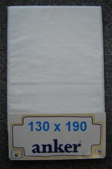 Nieuw Wit Damast Tafellaken 130 x 190