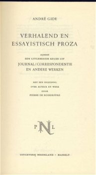 ANDRE GIDE**VERHALEND EN ESSAYISTISCH PROZA+JOURNAL+CORRESPO - 2