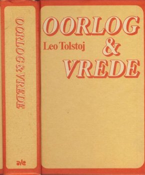 LEO TOLSTOJ**OORLOG EN VREDE**KARTONNEN HARDCOVER AMSTERDAM - 1