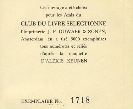 ROLAND DORGELES*BOUQUET DE BOHEME*CLUB DU LIVRE SELECTIONNE - 3