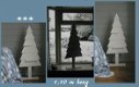 houten 'kerstboom' voor o.a. voor het raam/in de vensterbank - 1 - Thumbnail