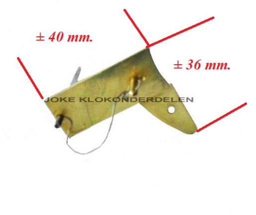 = Slingerophanging= Franse pendule = 35955 - Afbeelding 2