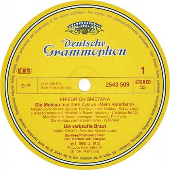 LP - Friedrich Smetana - Antonin Dvorak - 1