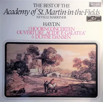 LP - Academy of St. Martin - Haydn hoornconcerten - 0