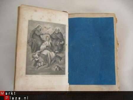 Antiek kerkboek Gebete der Heiligen, uit 1853. - 2