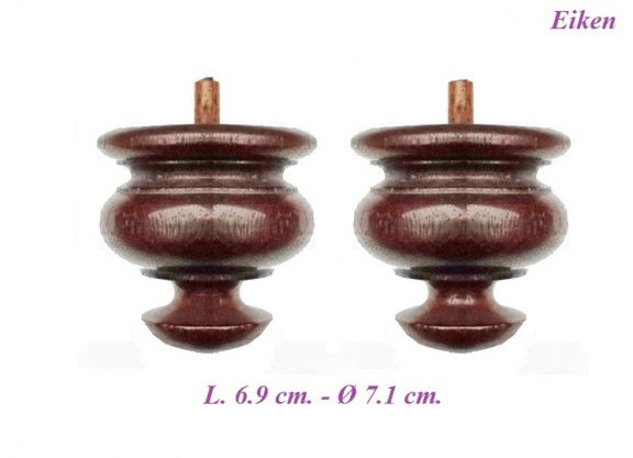 === 2 Tollen = gewicht regulateur = oud === 33507 - nr. 1