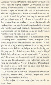 ANNELIES VERBEKE**SLAAP !**VERBLUFFENDE DEBUUTROMAN**NRC HAN - 3