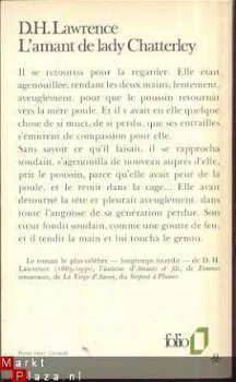 D. H. LAWRENCE**L' AMANT DE LADY CHATTERLEY**LADY CHATTERLEY - 2