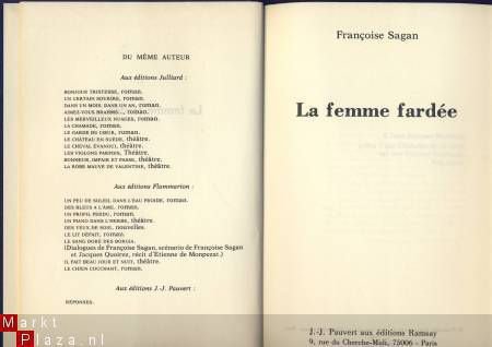 FRANCOISE SAGAN**LA FEMME FARDEE**J.-J. PAUVERT + RAMSAY - 4