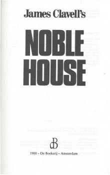 JAMES CLAVELL**NOBLE HOUSE**DE BOEKERIJ**1988**SOFTCOVER - 4