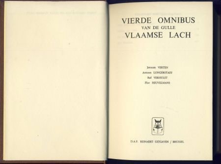 VIERDE GULLE LACH OMNIBUS**VERTEN+LONGERSTAEY+VERHULST+HEUVE - 2