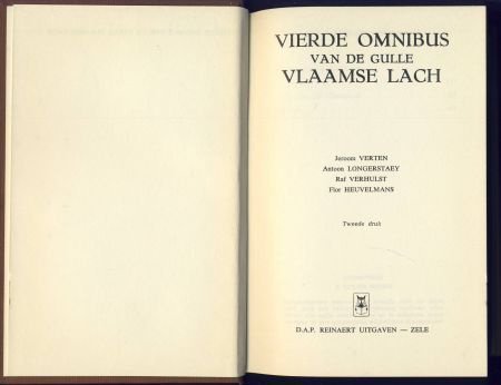 VIERDE GULLE LACH OMNIBUS**VERTEN+LONGERSTAEY+VERHULST+HEUVE - 2