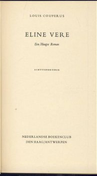 LOUIS COUPERUS**ELINE VERE**EEH HAAGSE ROMAN**TEXTUUR LINNEN - 2