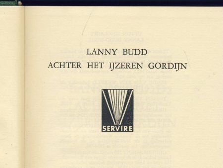 UPTON SINCLAIR**LANNY BUDD ACHTER HET IJZEREN GORDIJN*SERVIR - 6