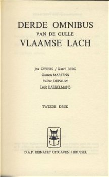 DERDE OMNIBUS GULLE VLAAMSE LACH**1.GEVERS.2.BERG.3.MARTENS - 2