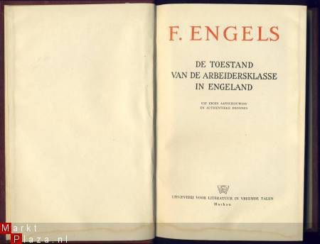 F. ENGELS**DE TOESTAND VAN DE ARBEIDERSKLASSE IN ENGELAND - 2