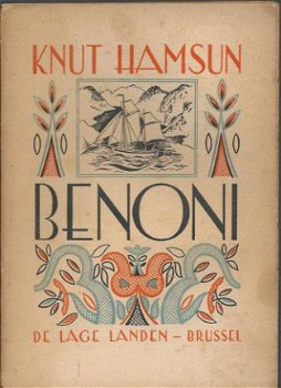 KNUT HAMSUN ** BENONI ** 1942 ** DE LAGE LANDEN **BRUSSEL - 1