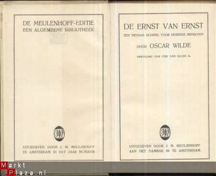 OSCAR WILDE**DE ERNST VAN ERNST1918THE IMPORTANCE OF THE EAR - 3