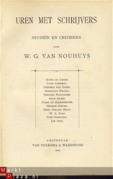 W. G. VAN NOUHUYS**UREN MET SCHRIJVERS**STUDIËN EN CRITIEKEN - 2