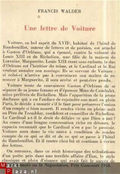 FRANCIS WALDER**UNE LETTRE DE VOITURE** - 2