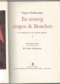 TRYGVE GULBRANSSEN**EN EEUWIG ZINGEN DE BOSSCHEN**SINE DATO - 1