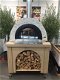 Houtgestookte pizza-oven/tuinoven AMALFI AD90cm beplakt met tegeltjes/EXCLUSIEF - 3 - Thumbnail