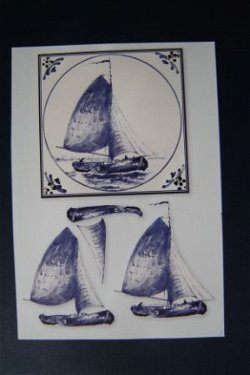 0040. Knipvelletje ZEILBOOT
