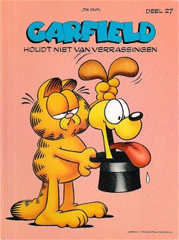 Garfield Houd niet verrassingen A4 album deel 27 - 1