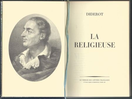 DIDEROT**LA RELIGIEUSE*LE TRESOR DES LETTRES FRANCAISES**HAR - 1