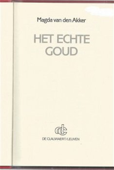 MAGDA VAN DEN AKKER**HET ECHTE GOUD**RODE TEXTUUR LINNEN** - 2