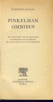 GODFRIED BOMANS**PINKELMAN OMNIBUS**1.PINKELMAN.2.3.POLLEWOP - 2