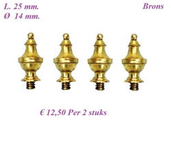 === 2 Tolletjes = brons = gebruikt === 35268