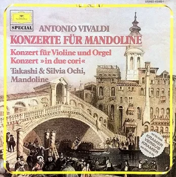 LP - Vivaldi - Konzerte für Mandoline - Takashi en Silvia Ochi, mandoline - 0