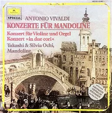 LP - Vivaldi - Konzerte für Mandoline - Takashi en Silvia Ochi, mandoline