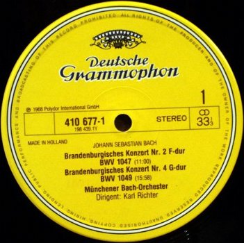 LP - Bach - Brandenburgische Konzerte 2·4·5 - 1