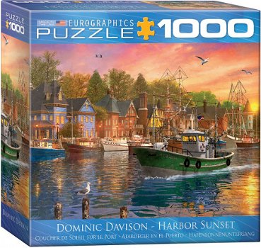 Eurographics - Harbor Sunset - 1000 Stukjes Nieuw - 2