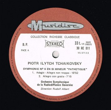 LP - Tchaikowsky - Symphonie Pathétique - 1