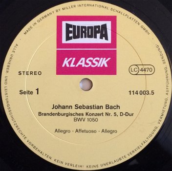 Bach - Brandenburgische Konzerte 3,4,5 - 1
