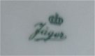 een oud bordje van porseleinfabriek Jäger - 1 - Thumbnail
