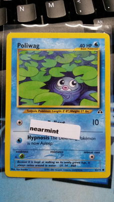 Poliwag 62/75  Neo Discovery nearmint