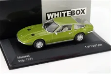 1:43 WhiteBox 1971 Maserati Indy Ixo WB084 metallic goudgroen