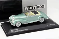 1:43 WhiteBox Mercedes 300 W186 SC Roadster metallic licht groen