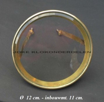 Franse pendule deur = geslepen glas = 36006 - 0