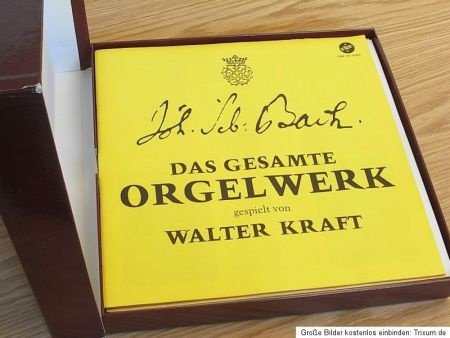 18-LP-box - BACH - Das Gesamte Orgelwerk - Walter Kraft - 1