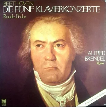 4-LP - Beethoven - Die fünf Klavierkonzerte - Alfred Brendel - 0