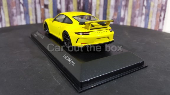 Porsche 911 GT3 2016 geel 1:43 Minichamps - 4